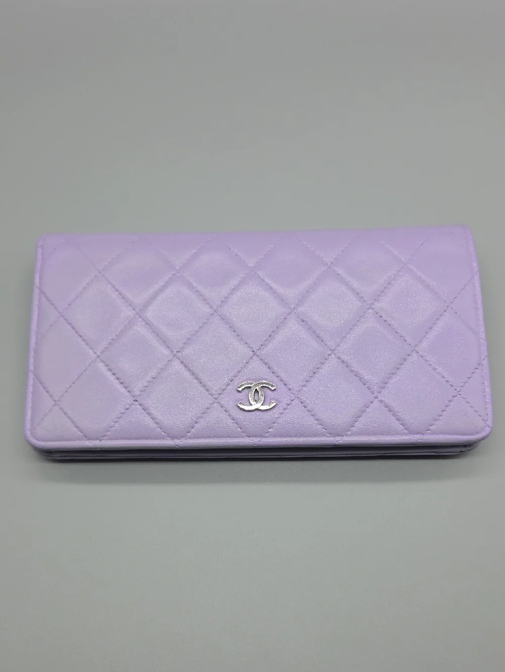 🟣Chanel Purple Learher Clutch/Wallet🟣 - Picture 3 of 16